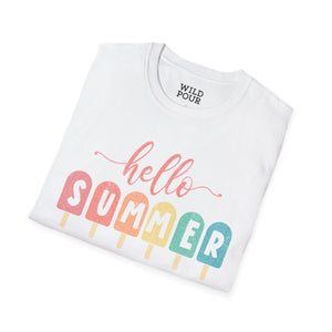 Hello Summer Popsicles Tee - Wild Pour