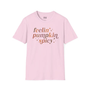 Feelin' Pumpkin Spicy Tee - S / Light Pink - Wild Pour