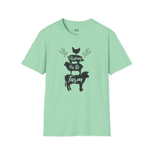 Christmas on the Farm Tee - S / Mint Green - Wild Pour