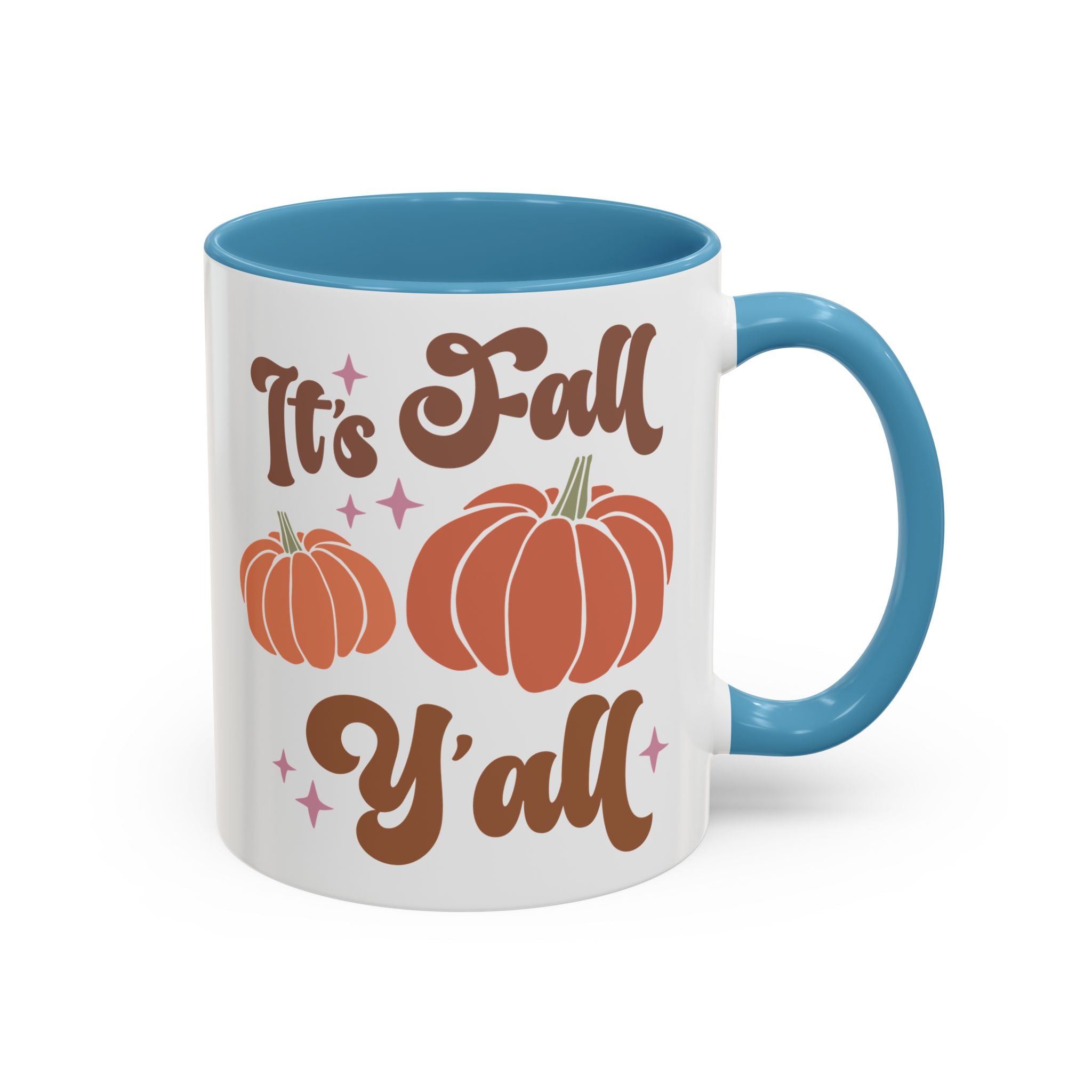 It's Fall Y'all, Autumn Mug - 11oz / Light Blue - Wild Pour