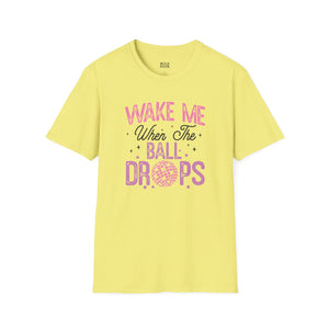 Wake Me When the Ball Drops Tee - S / Cornsilk - Wild Pour