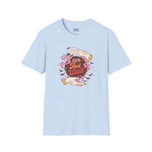 100% That Witch Tee - S / Light Blue - Wild Pour