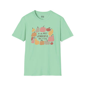 It's the Most Wonderful Time of the Year, Fall Tee - S / Mint Green - Wild Pour