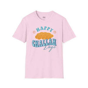 Happy Challah Days Tee - S / Light Pink - Wild Pour