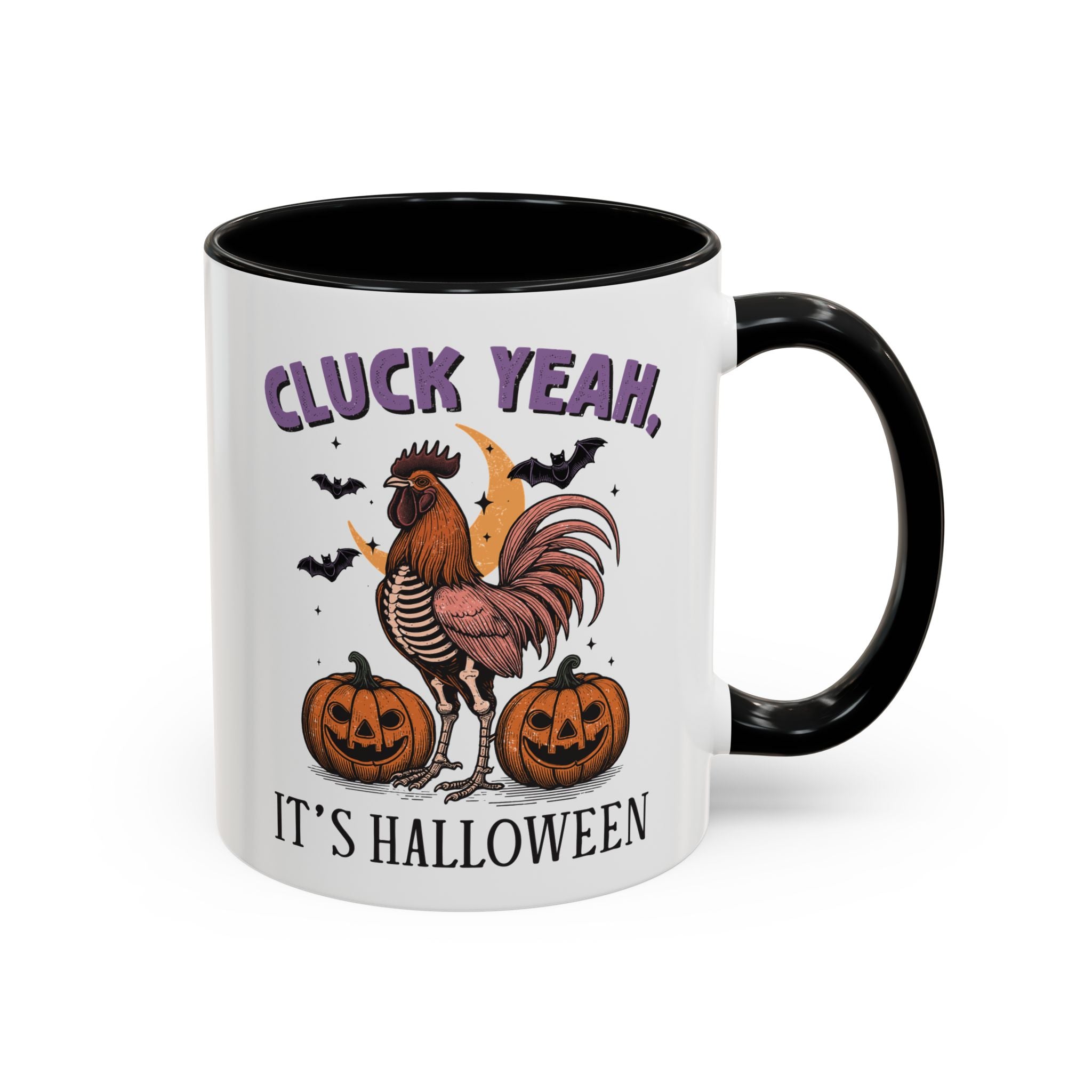 Cluck Yeah - Vintage Rooster Mug - 11oz / Black - Wild Pour