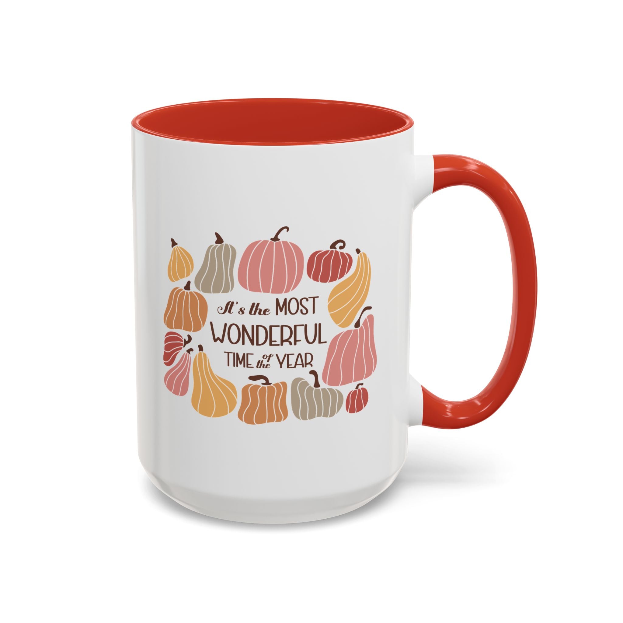 It's the Most Wonderful Time of the Year, Fall Mug - 15oz / Red - Wild Pour