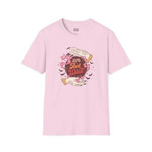 100% That Witch Tee - S / Light Pink - Wild Pour