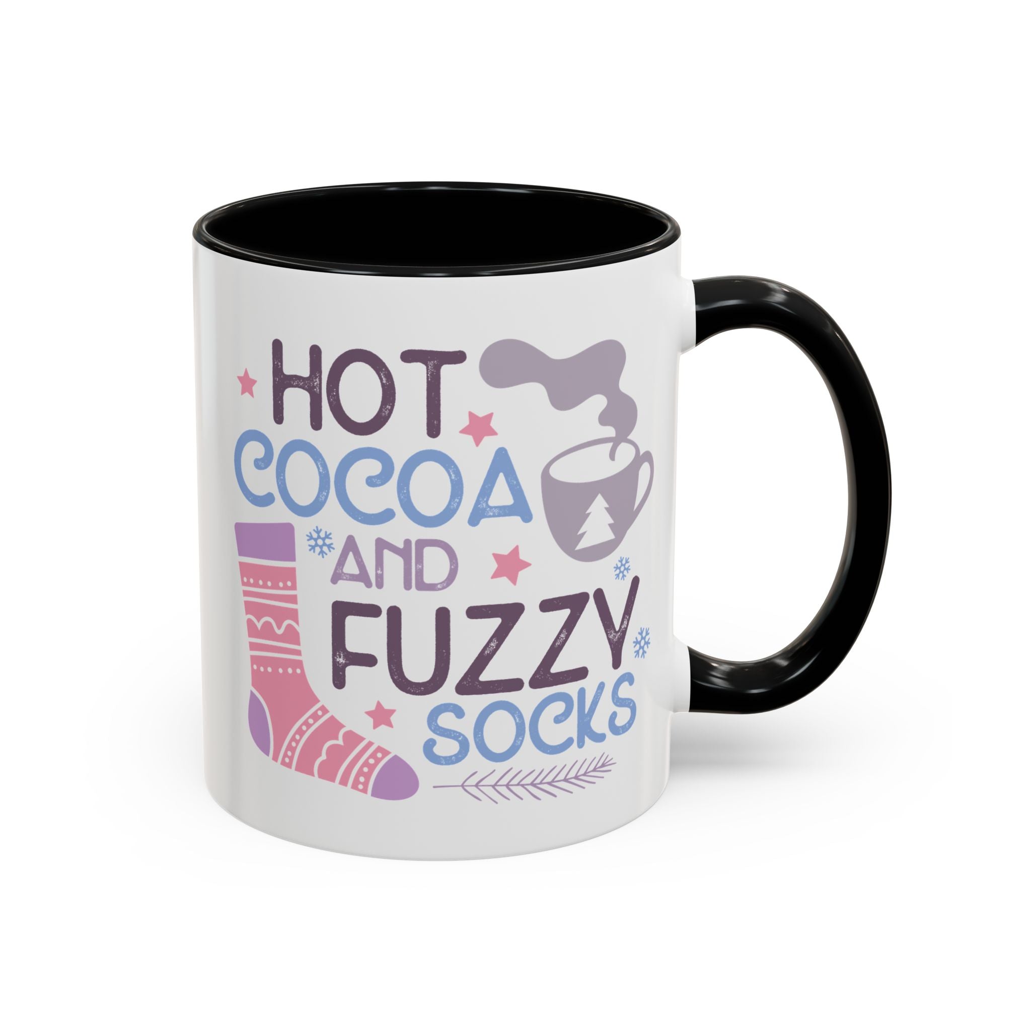 Hot Cocoa and Fuzzy Socks Mug - 11oz / Black - Wild Pour