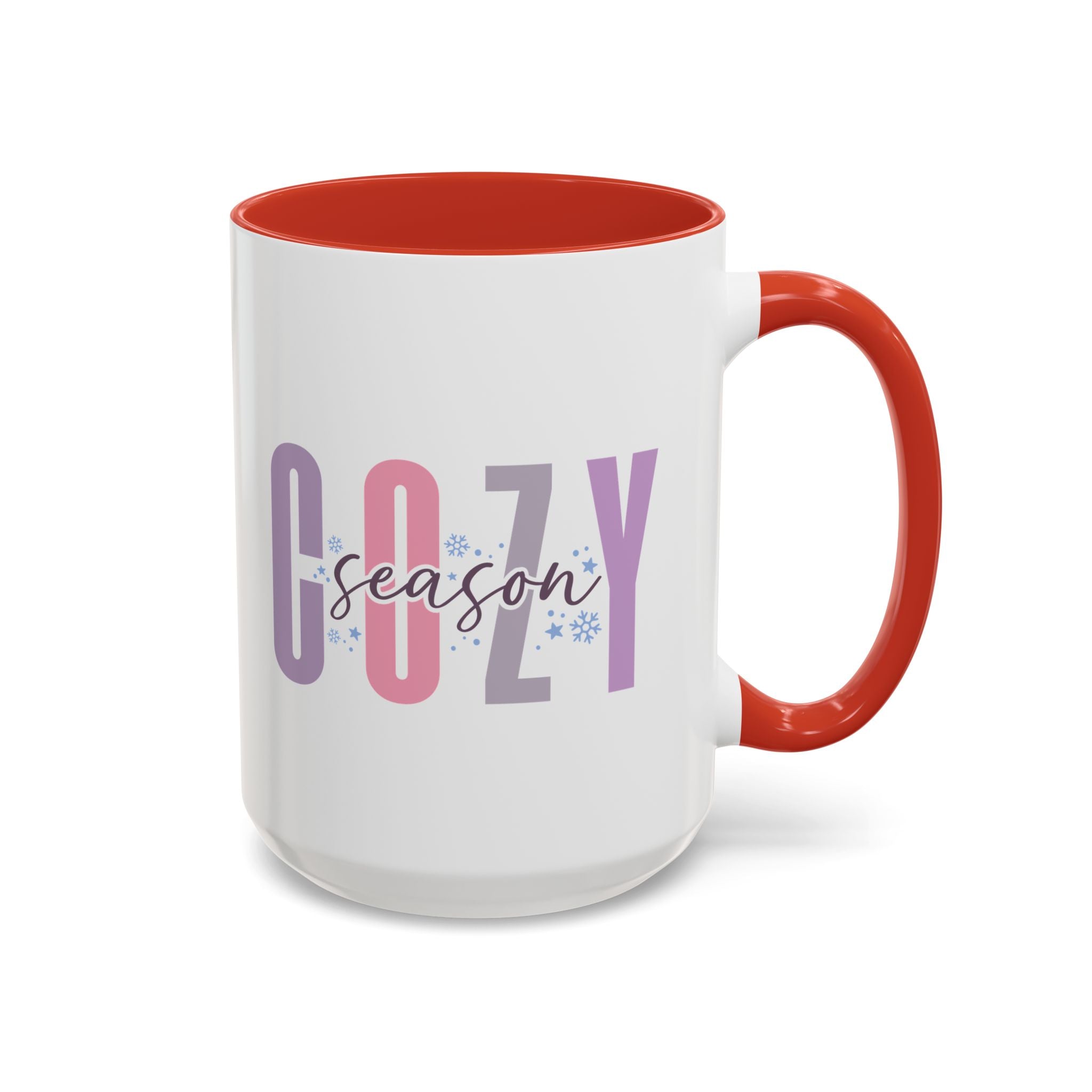 Cozy Season, Snowflake Mug - 15oz / Red - Wild Pour