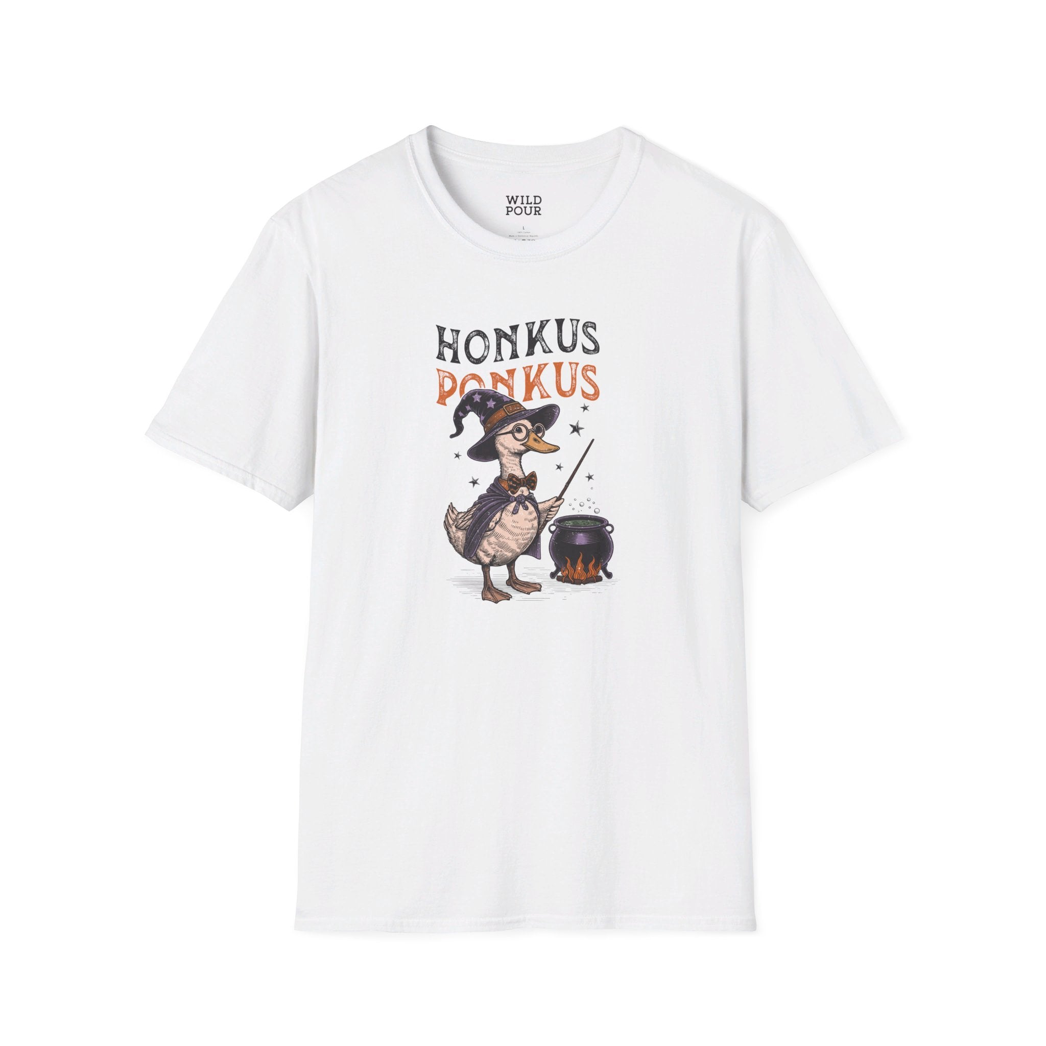 Honkus Ponkus - Vintage Duck Shirt - S / White - Wild Pour