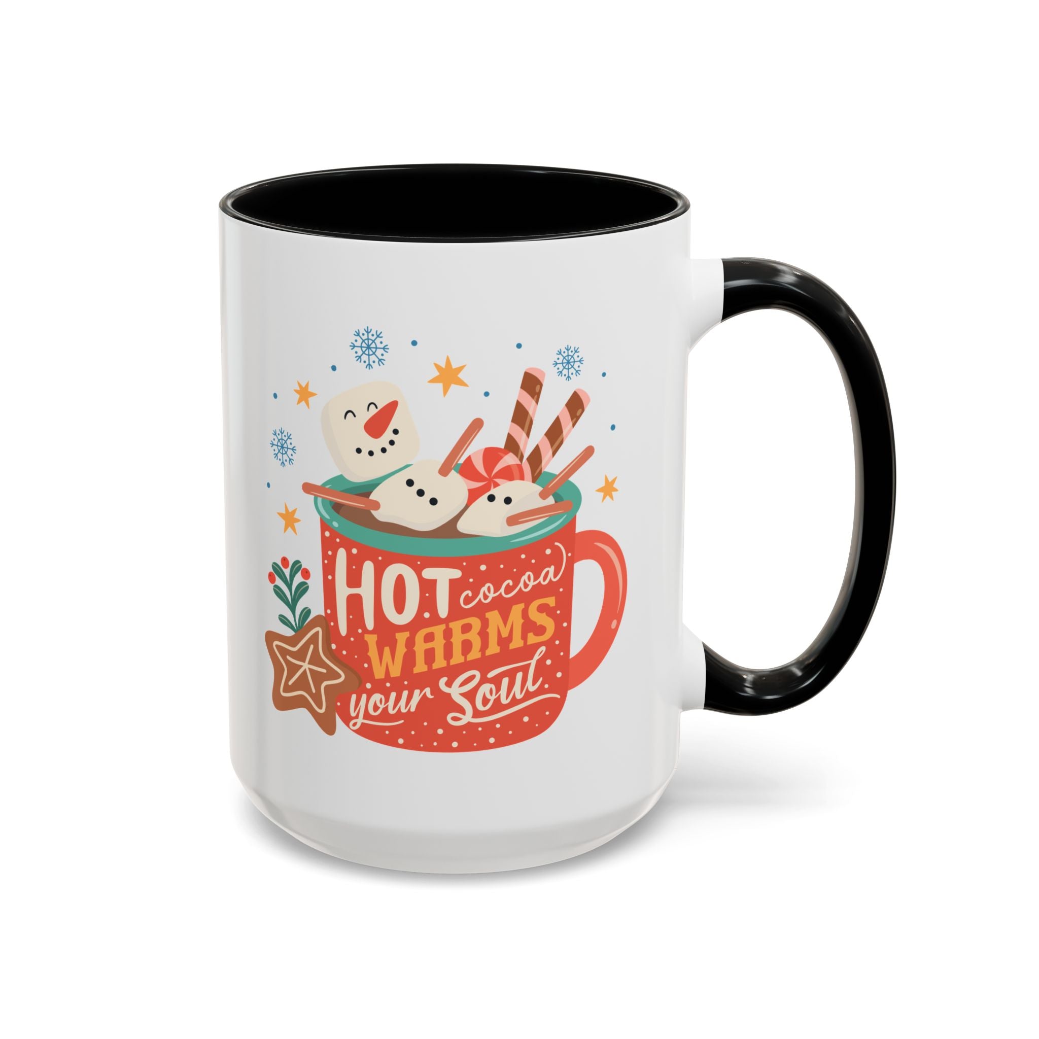 Hot Cocoa Warms Your Soul, Snowman Mug