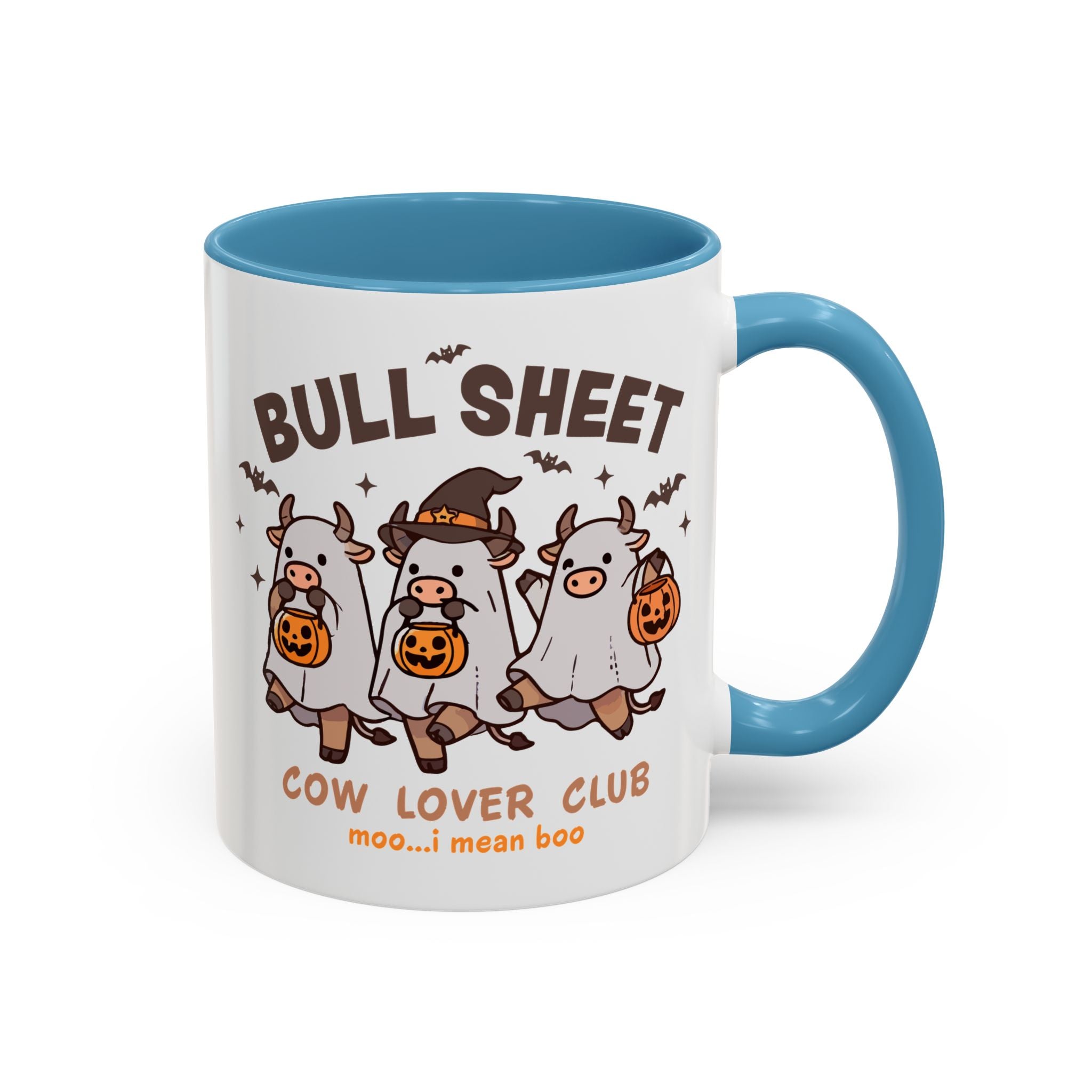 Bull Sheet Cow Lover Club Mug - 11oz / Light Blue - Wild Pour