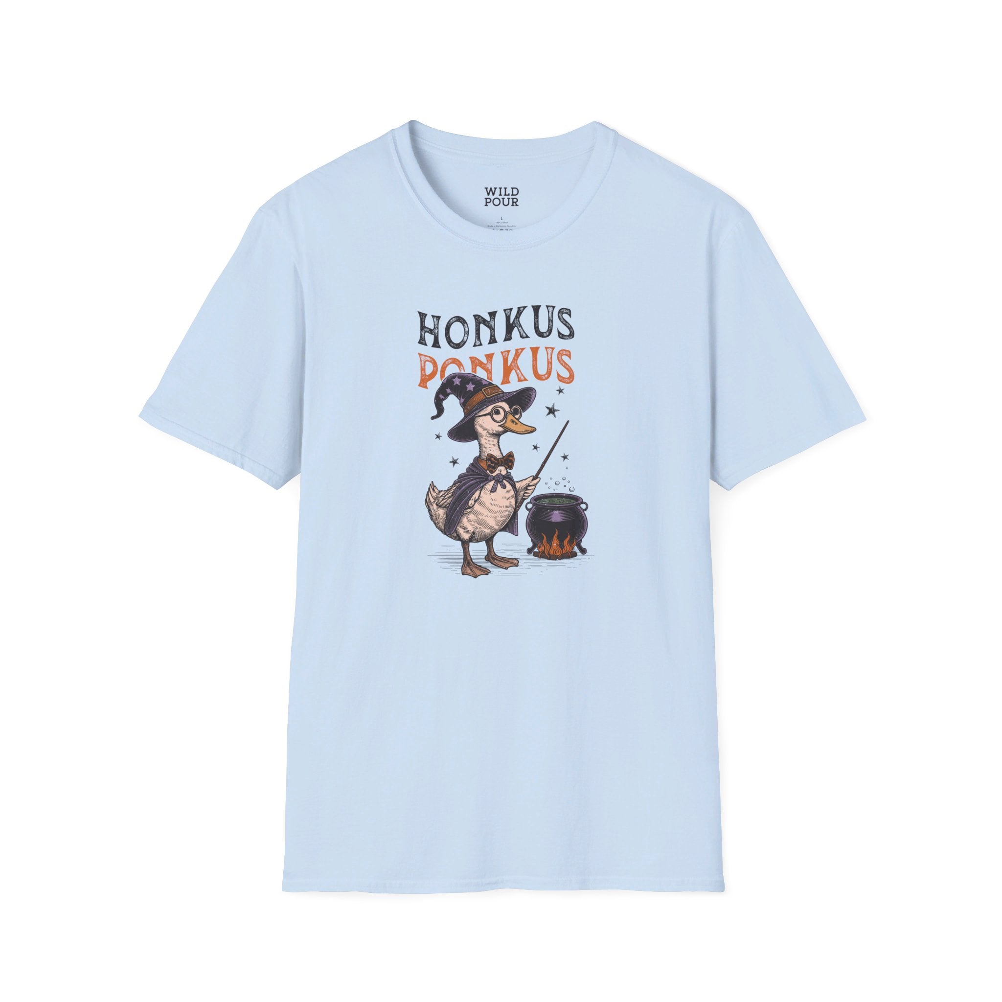 Honkus Ponkus - Vintage Duck Shirt - S / Light Blue - Wild Pour