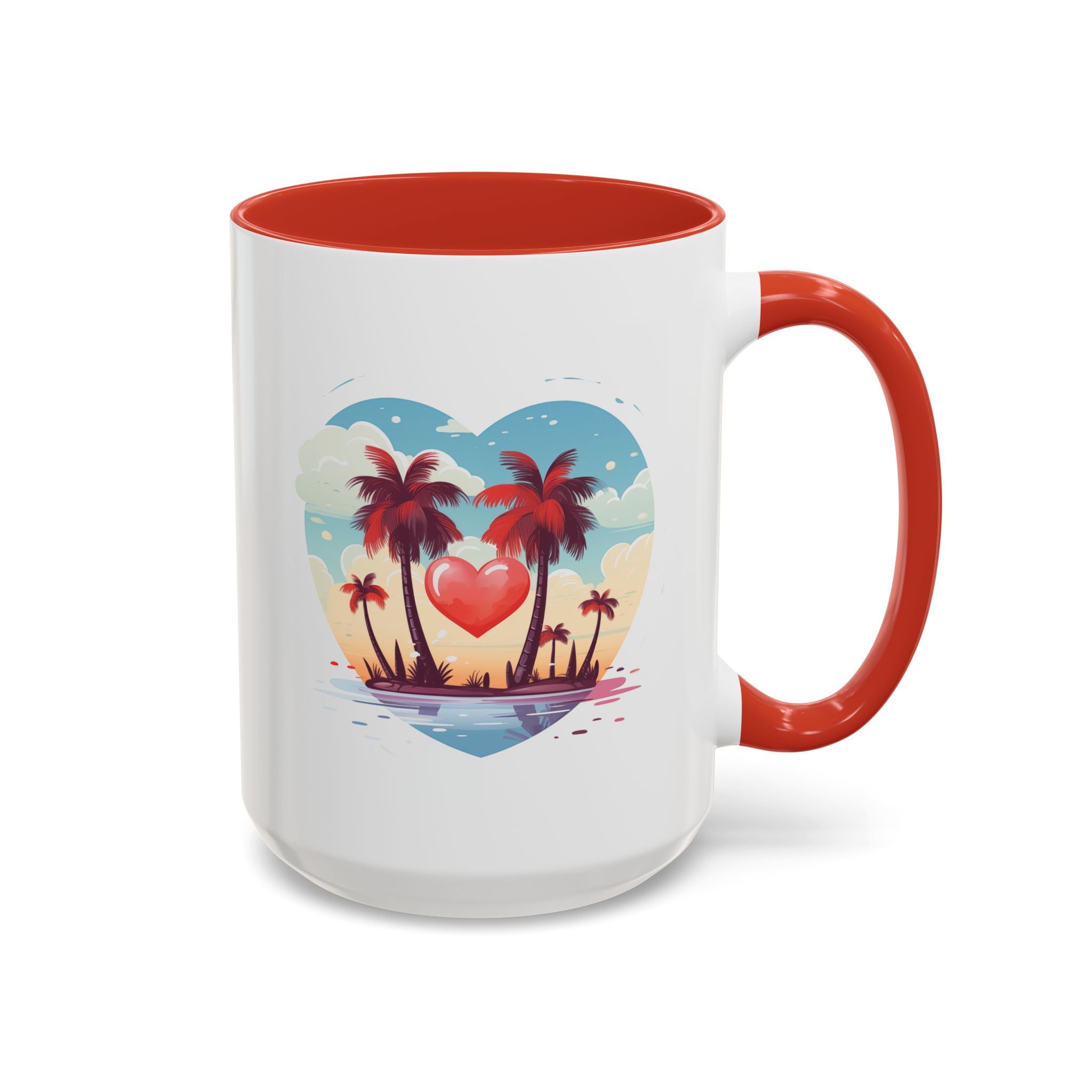 Beach, Love, Palm Trees Mug