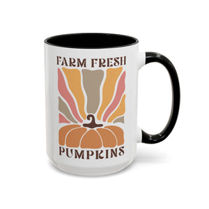 Farm Fresh Pumpkins Mug - 15oz / Black - Wild Pour