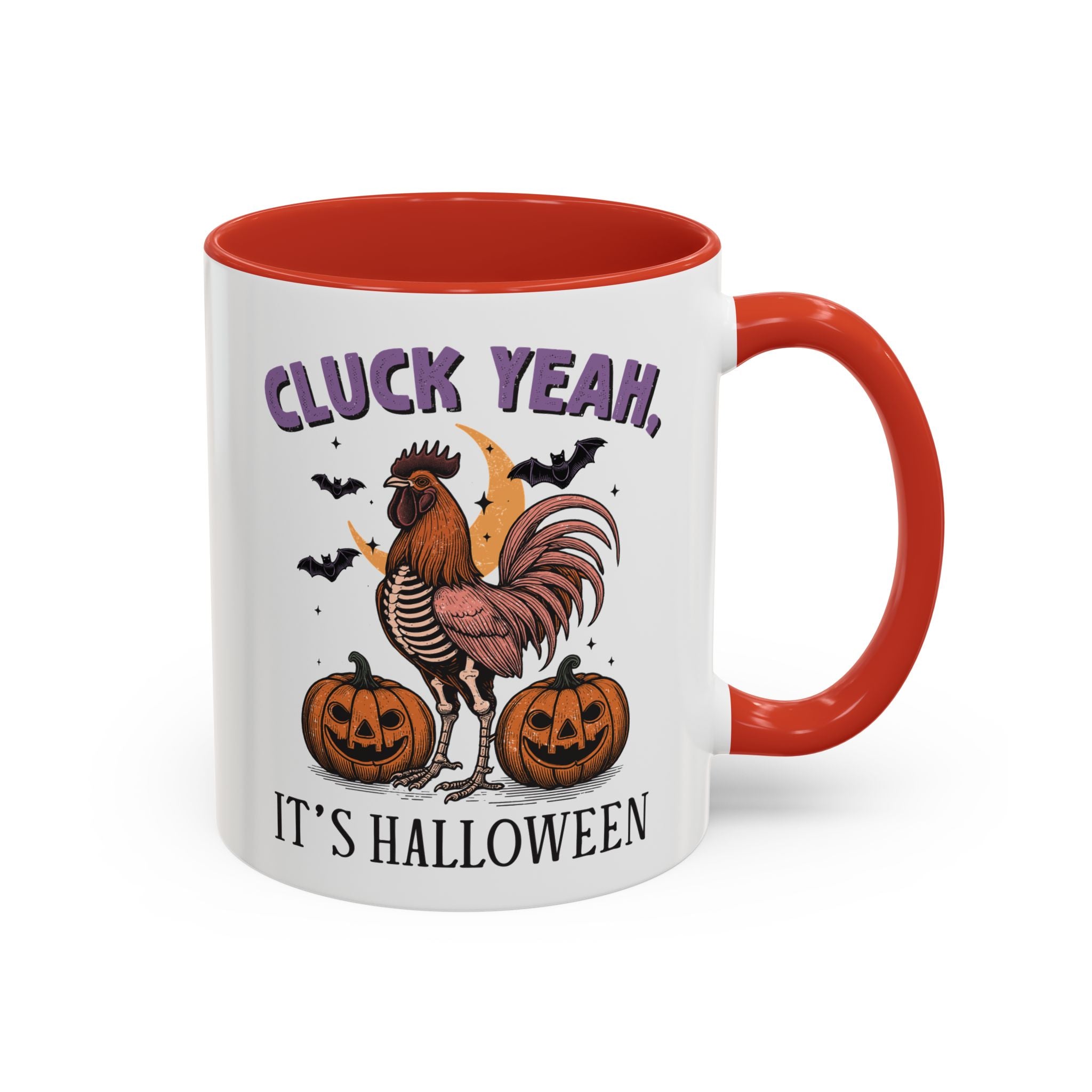 Cluck Yeah - Vintage Rooster Mug - 11oz / Red - Wild Pour