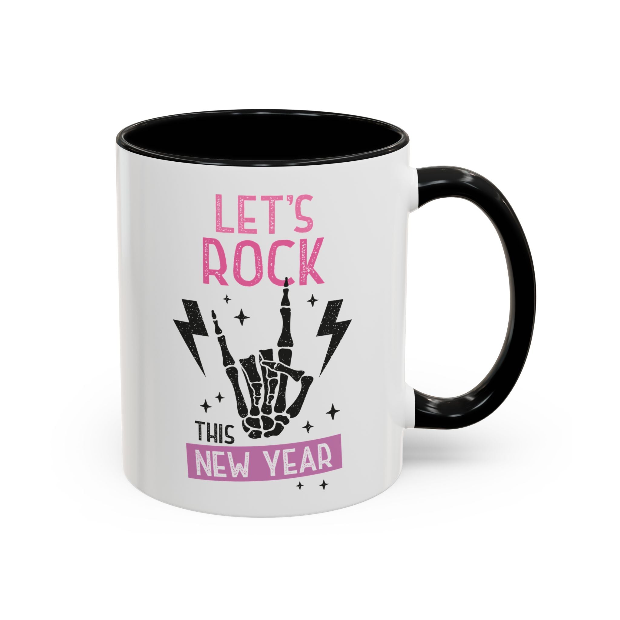 Let's Rock This New Year Mug - 11oz / Black - Wild Pour