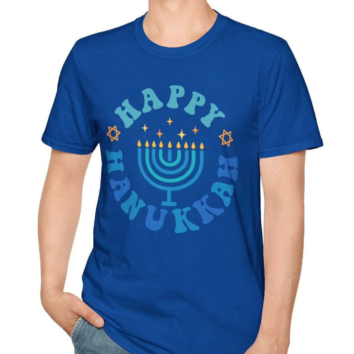 Happy Hanukkah, Menorah Tee - Wild Pour