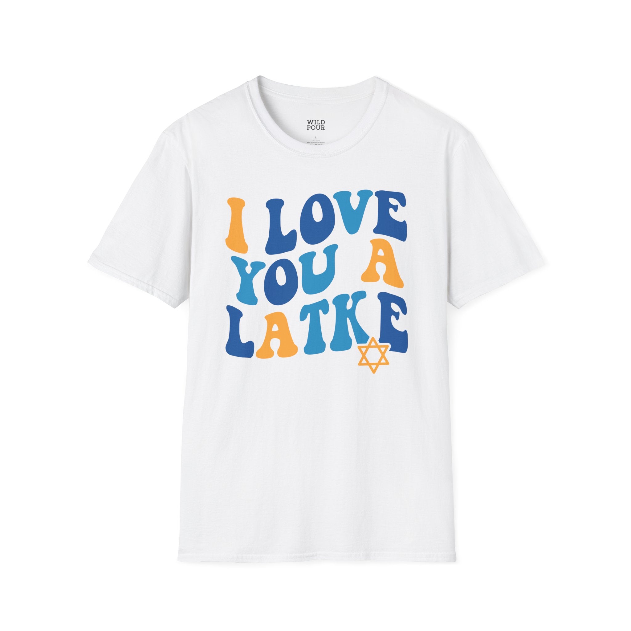 I Love You a Latke Tee - S / White - Wild Pour