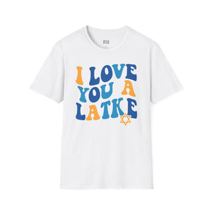 I Love You a Latke Tee - S / White - Wild Pour