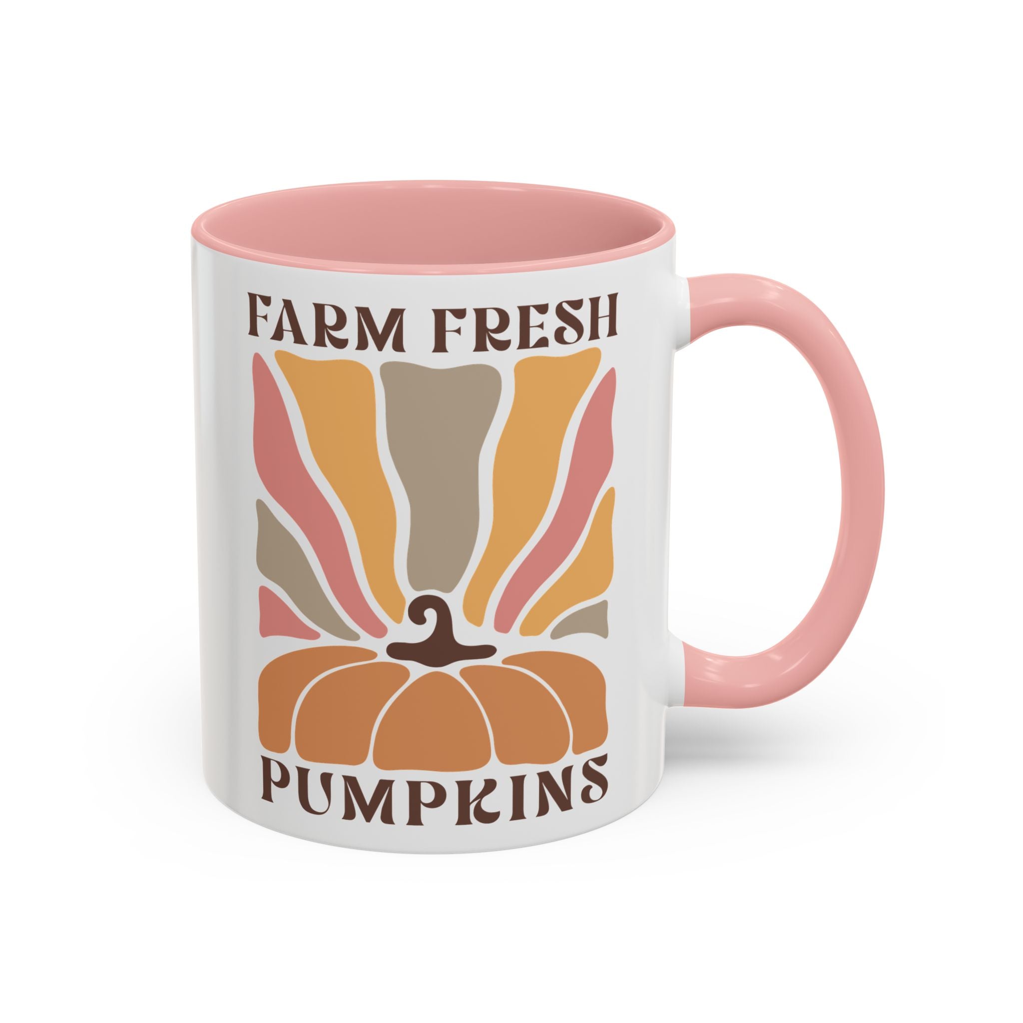 Farm Fresh Pumpkins Mug - 11oz / Pink - Wild Pour