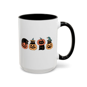 Black Cats and Pumpkins Mug - 15oz / Black - Wild Pour