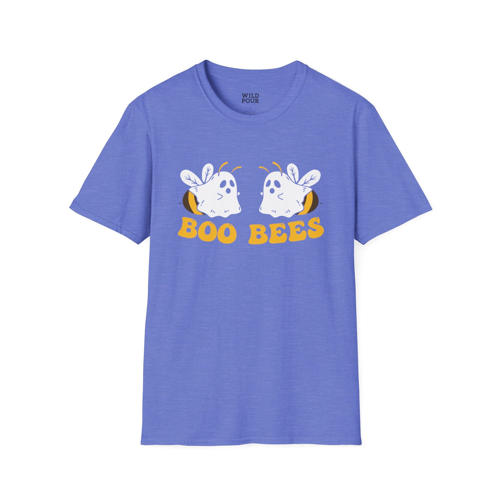 Boo Bees Tee - Heather Royal / S - Wild Pour