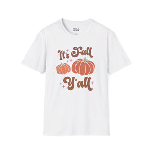 It's Fall Y'all, Autumn Tee - S / White - Wild Pour