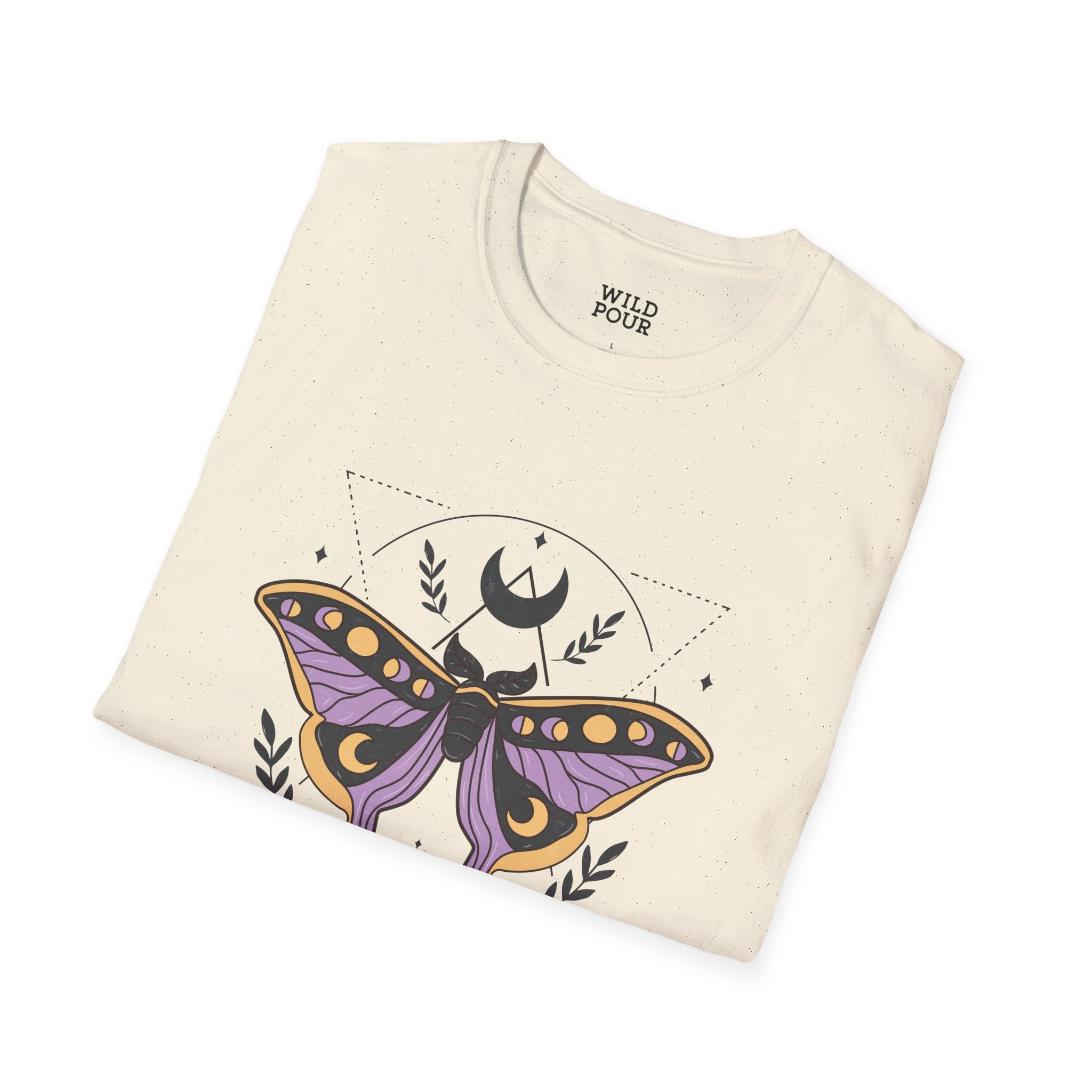 Basic Witch, Celestial Moth Tee - Wild Pour