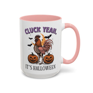 Cluck Yeah - Vintage Rooster Mug - 15oz / Pink - Wild Pour