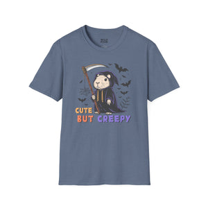 Cute But Creepy, Capybara Tee - Heather Indigo / S - Wild Pour