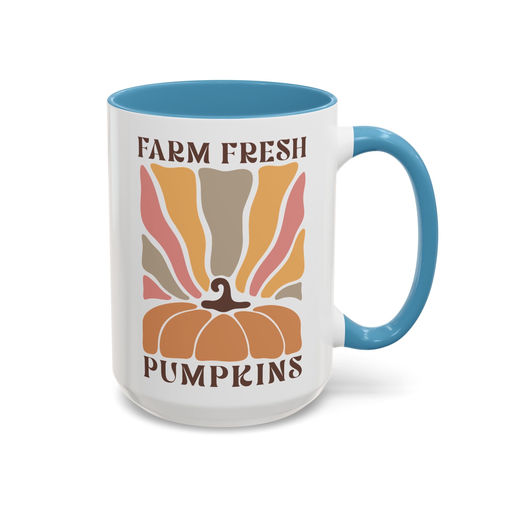 Farm Fresh Pumpkins Mug - 15oz / Light Blue - Wild Pour