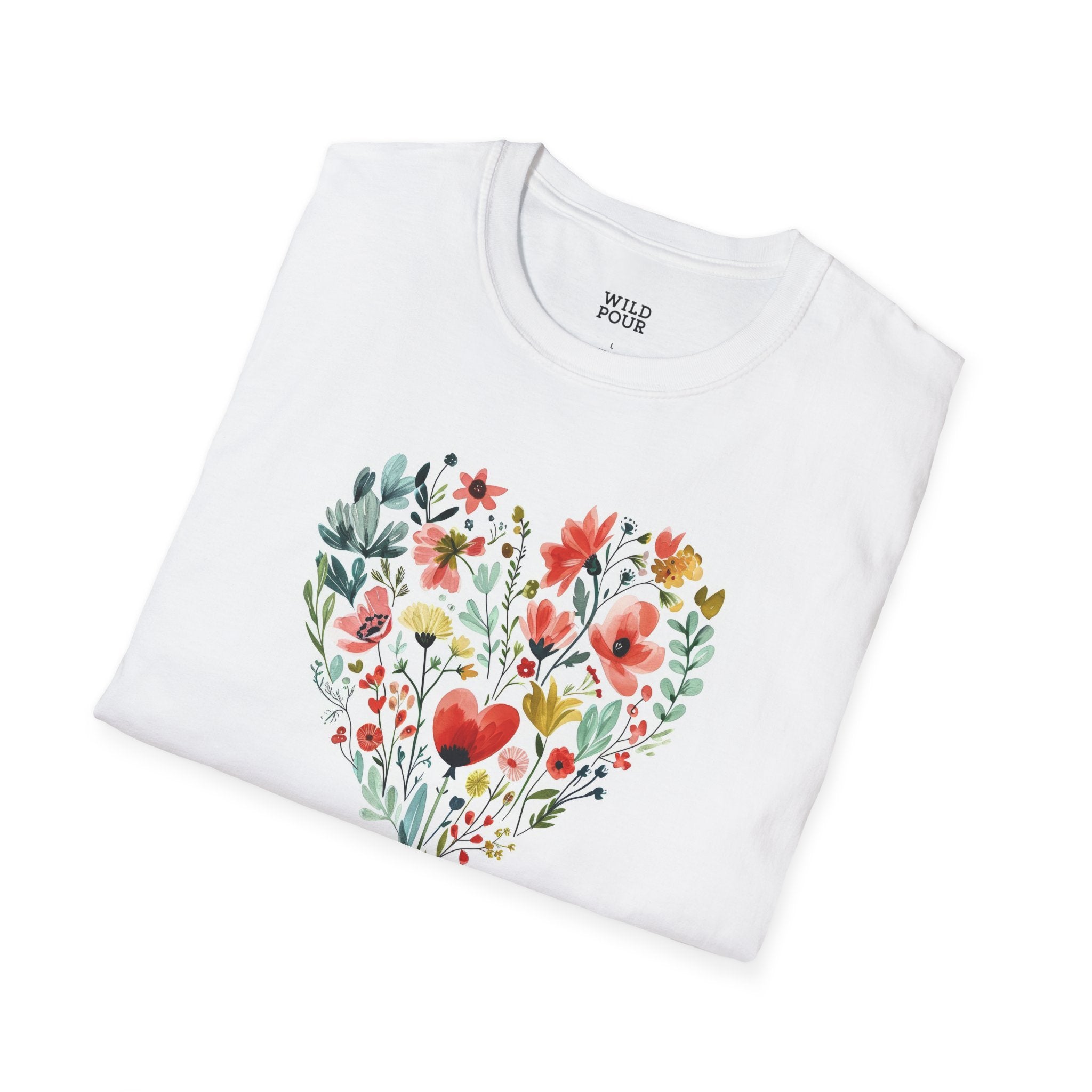 Floral Heart Tee