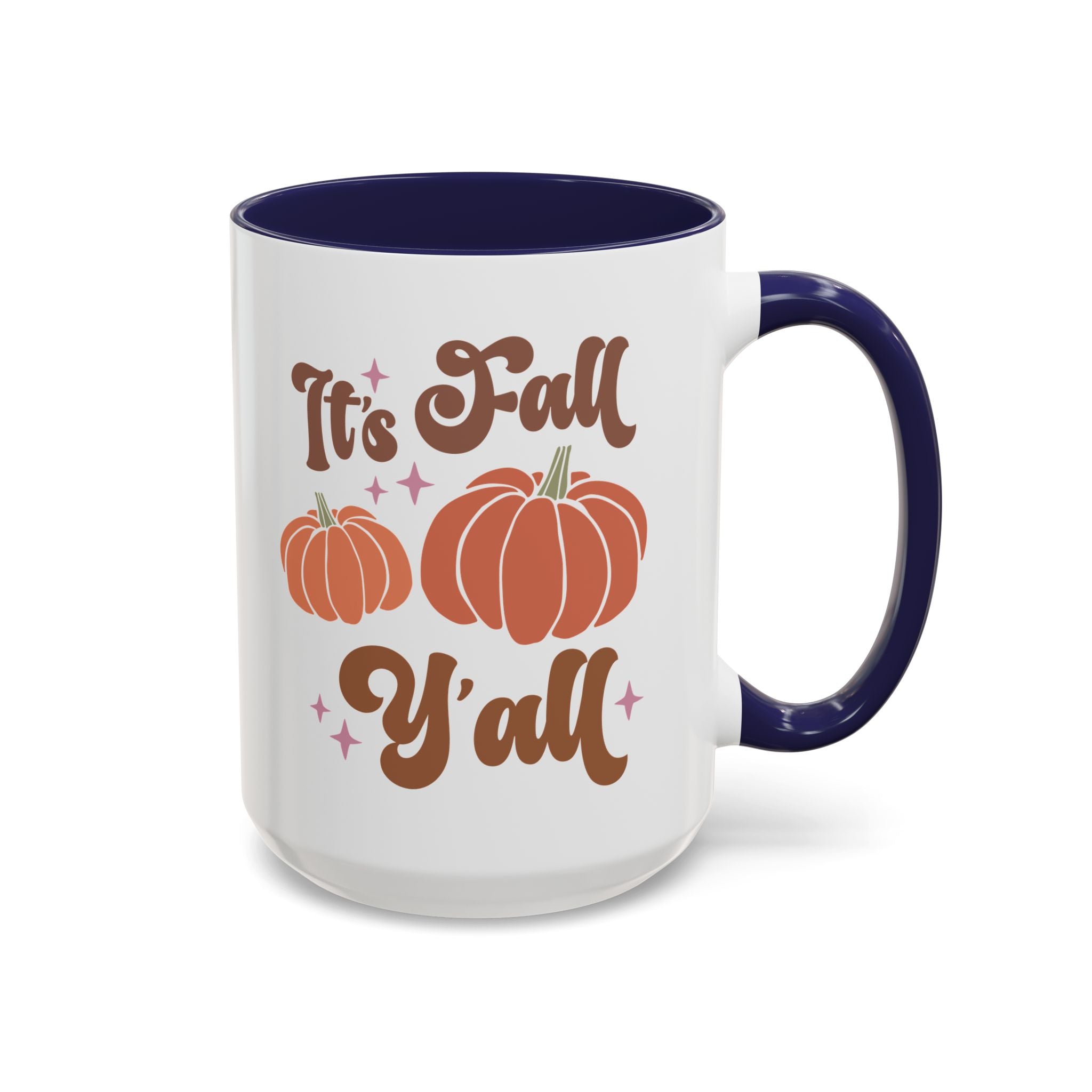 It's Fall Y'all, Autumn Mug - 15oz / Navy - Wild Pour