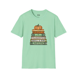 Classic Halloween Tales Tee - S / Mint Green - Wild Pour