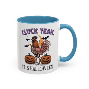 Cluck Yeah - Vintage Rooster Mug - 11oz / Light Blue - Wild Pour