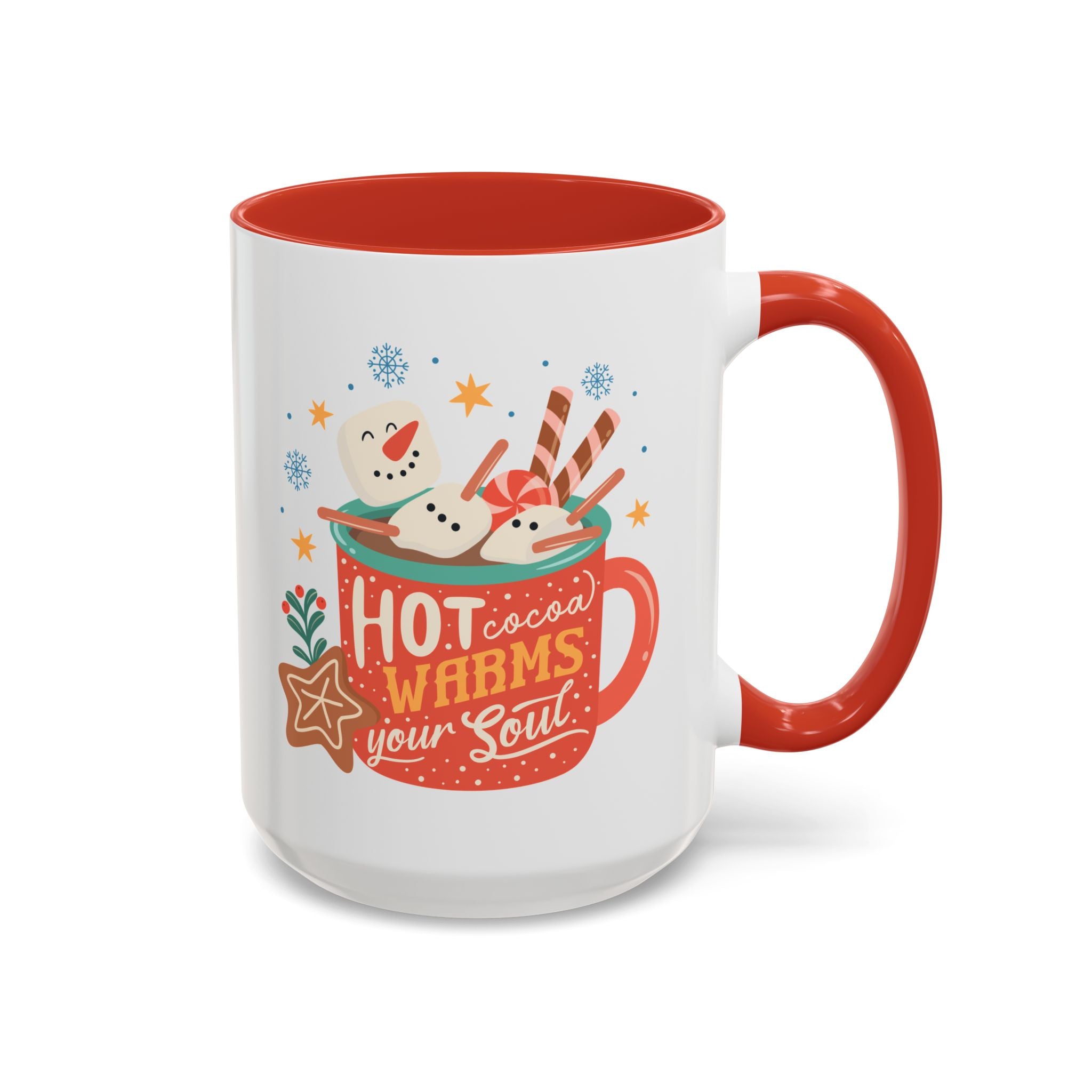 Hot Cocoa Warms Your Soul, Snowman Mug