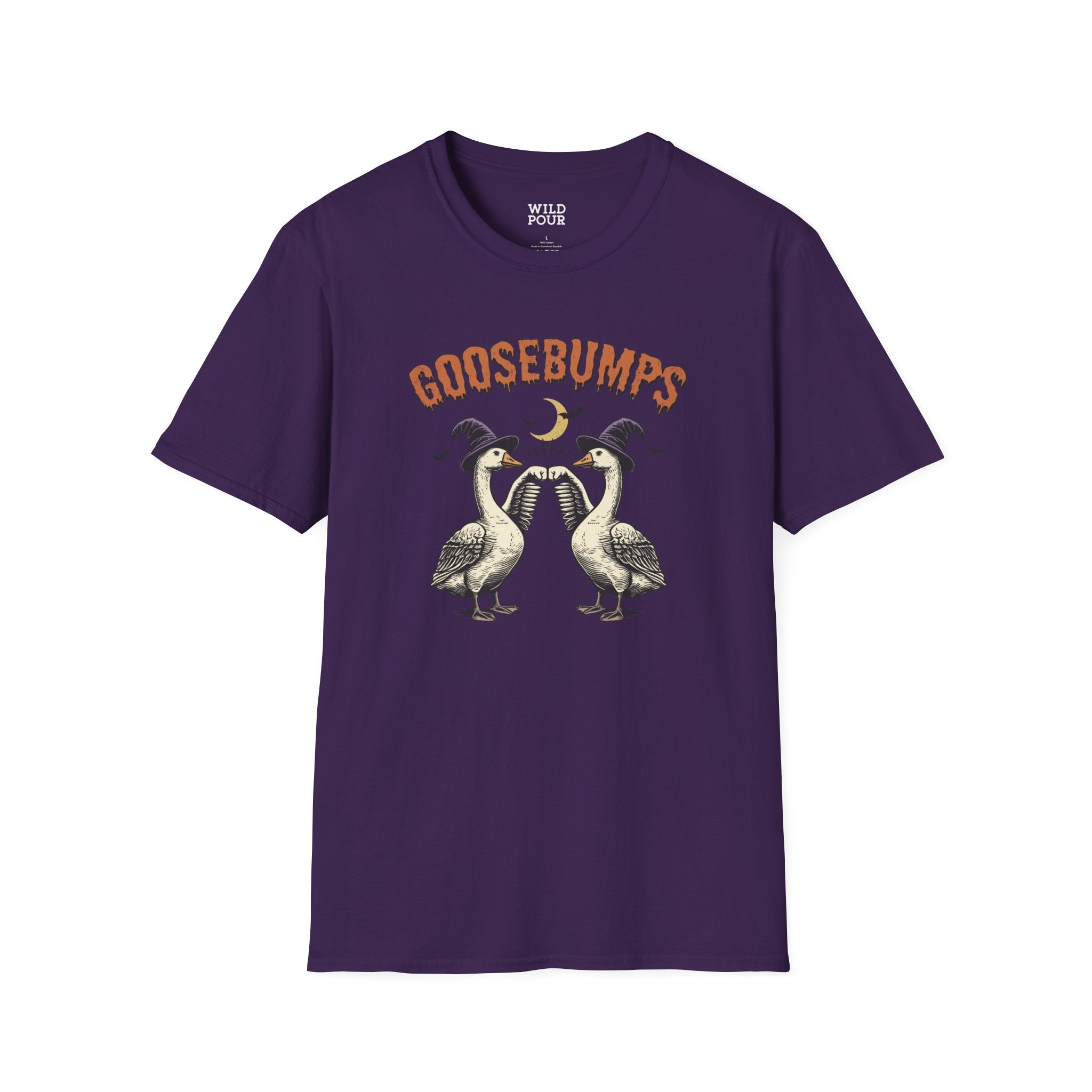 Goosebumps - Vintage Goose Tee - S / Purple - Wild Pour