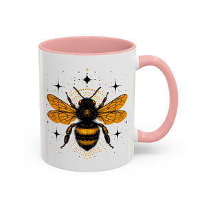 Honey Bee, Style A, Mug - 11oz / Pink - Wild Pour