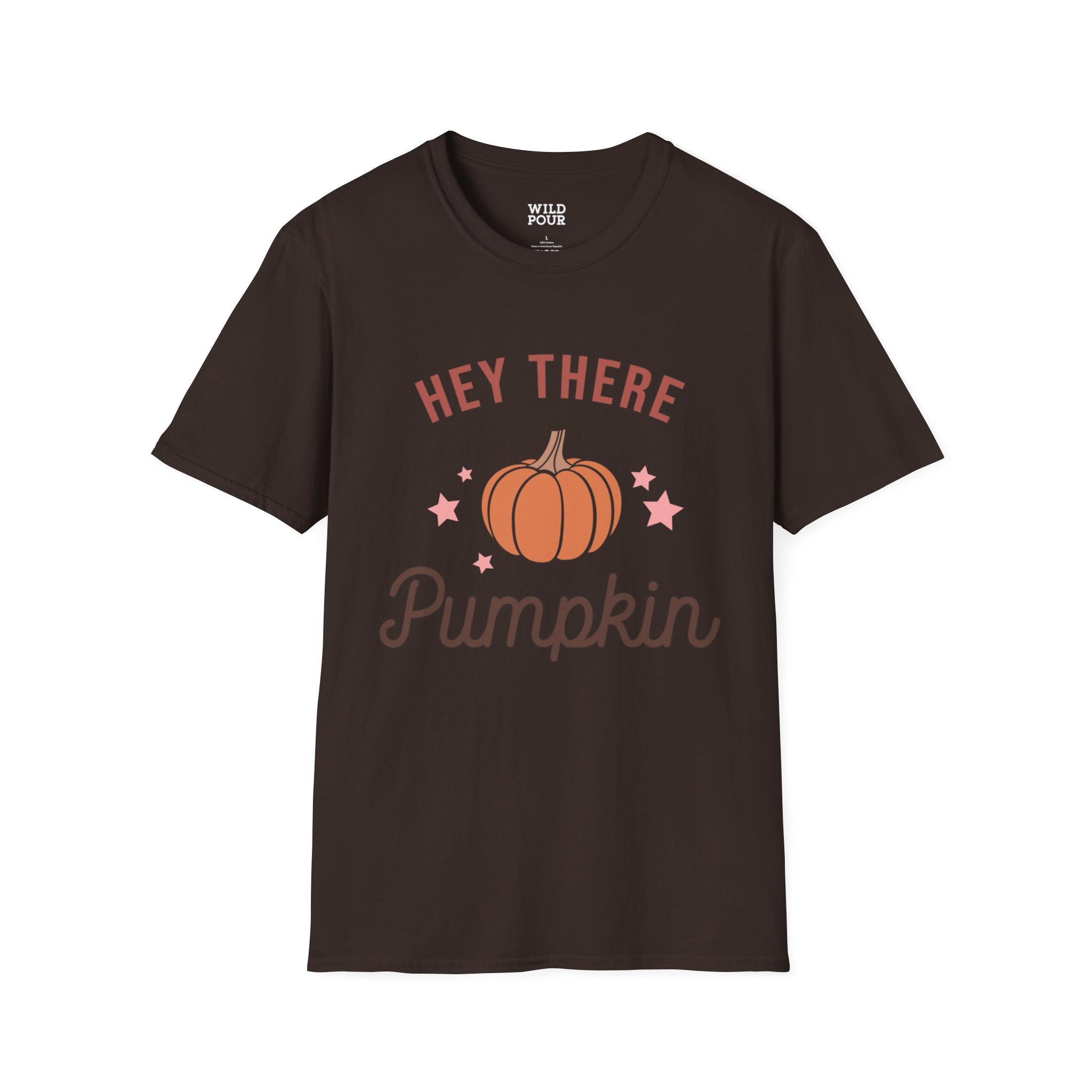 Hey There Pumpkin Tee - Dark Chocolate / S - Wild Pour