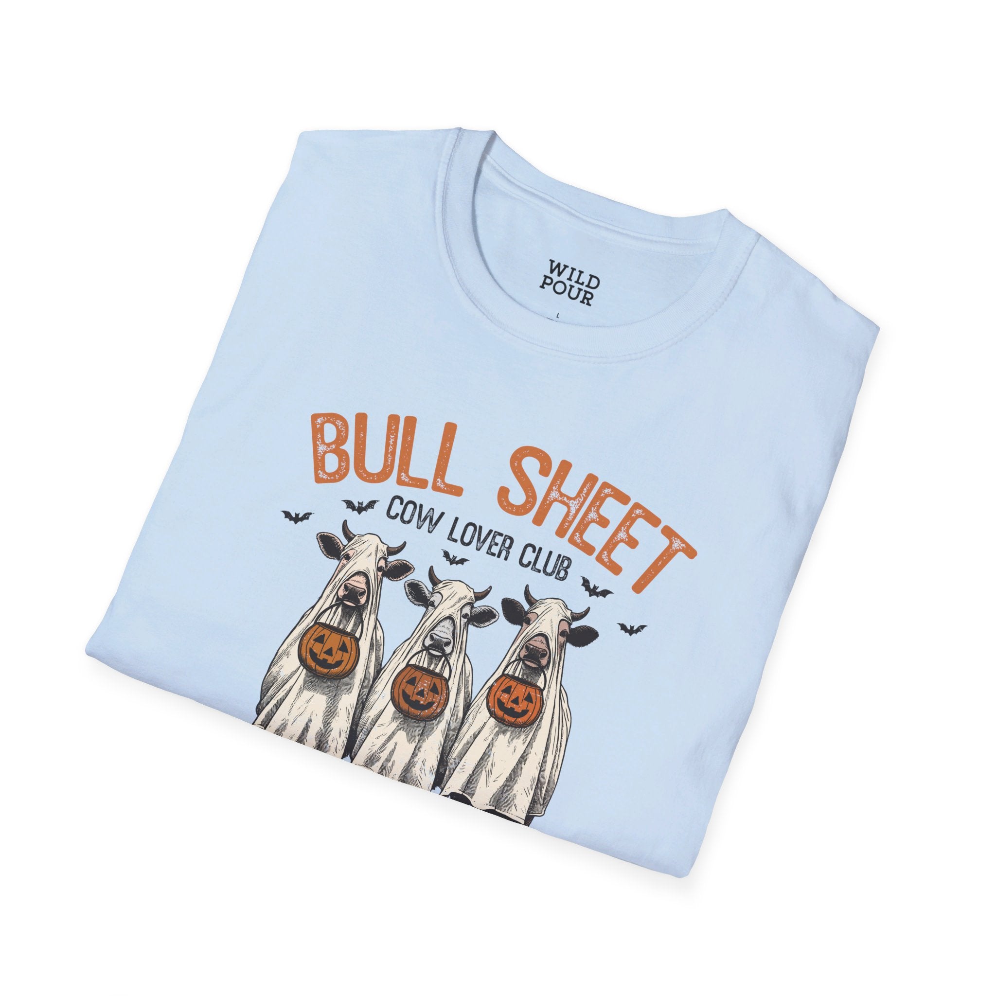 Bull Sheet - Cow Lovers Club, Vintage Cow Tee - Wild Pour