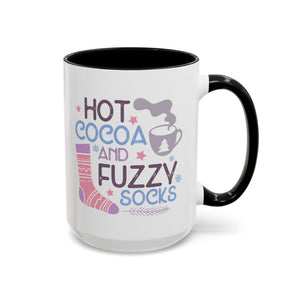 Hot Cocoa and Fuzzy Socks Mug - 15oz / Black - Wild Pour