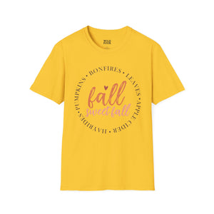 Fall, Sweet Fall Tee - Daisy / S - Wild Pour