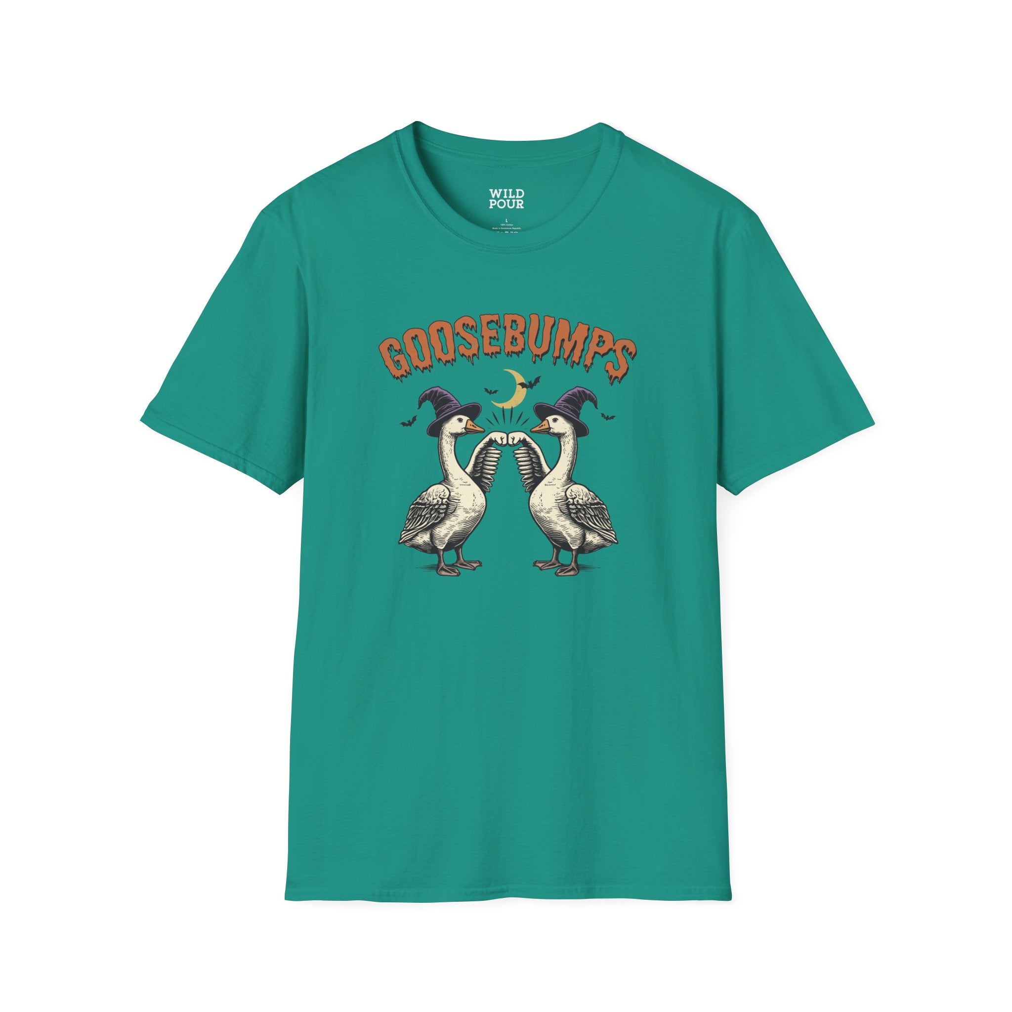 Goosebumps - Vintage Goose Tee - M / Jade Dome - Wild Pour