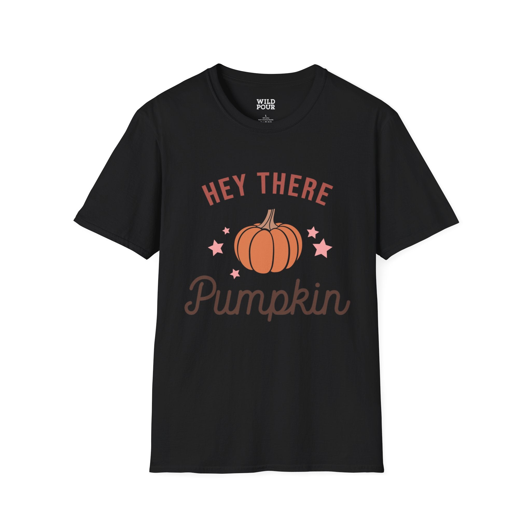 Hey There Pumpkin Tee - Black / S - Wild Pour