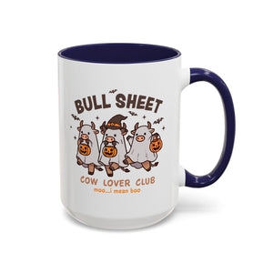 Bull Sheet Cow Lover Club Mug - 15oz / Navy - Wild Pour