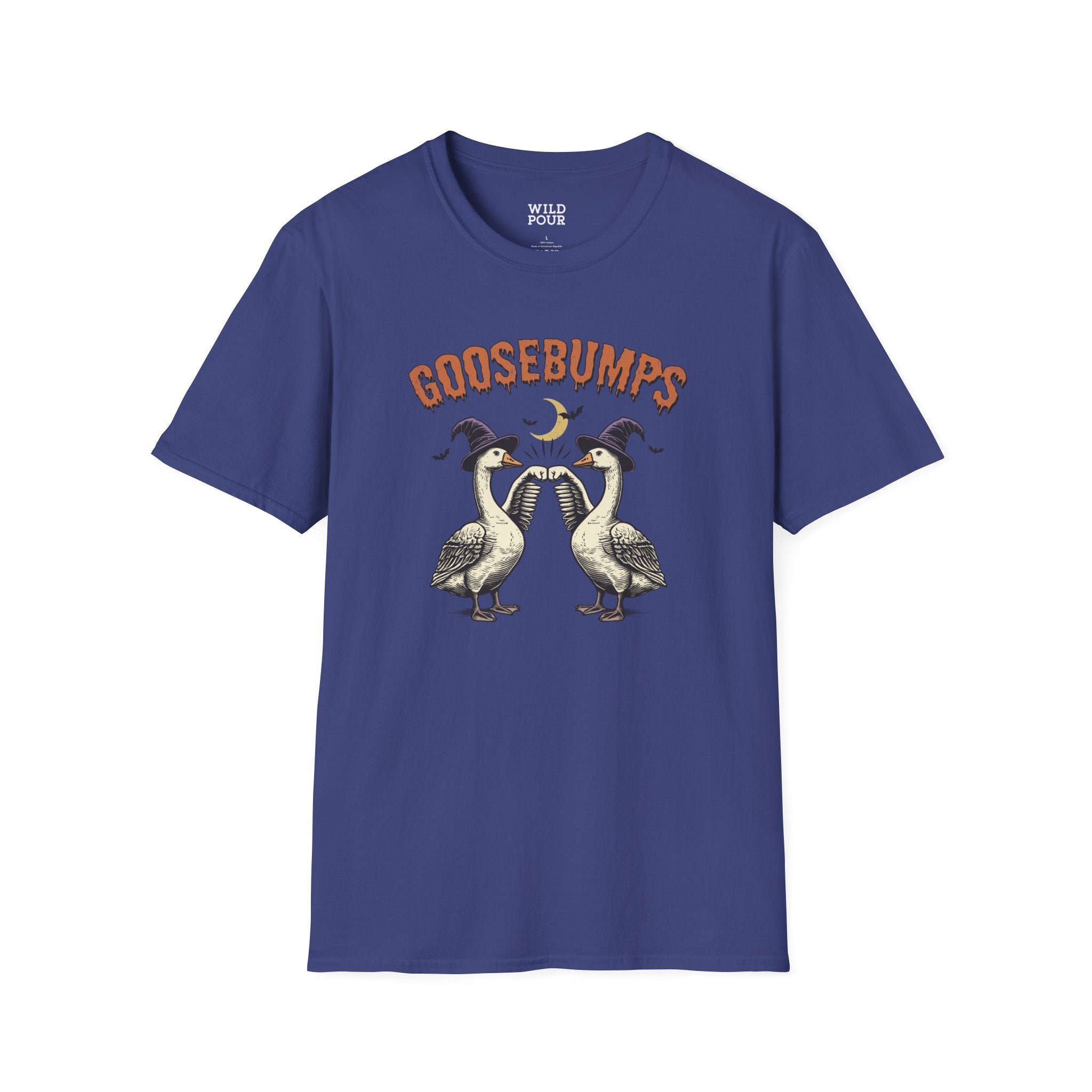 Goosebumps - Vintage Goose Tee - M / Metro Blue - Wild Pour