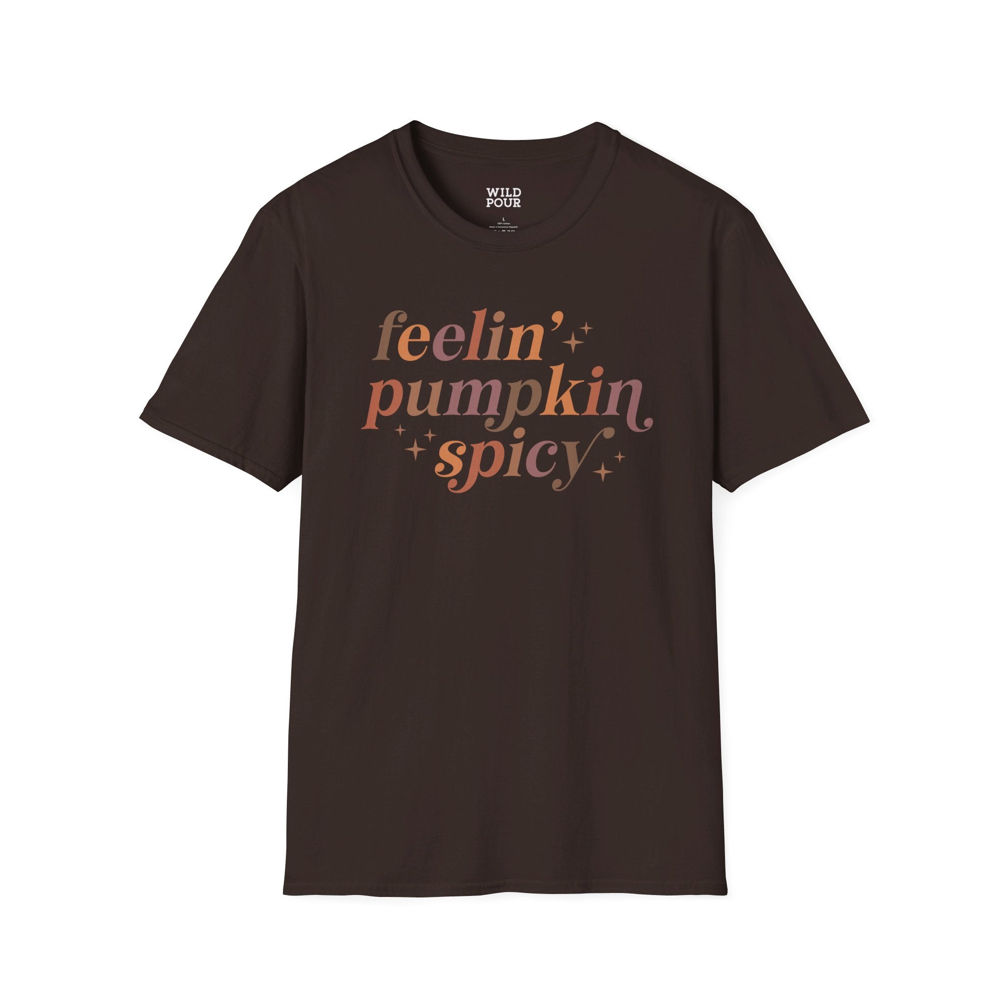 Feelin' Pumpkin Spicy Tee - S / Dark Chocolate - Wild Pour