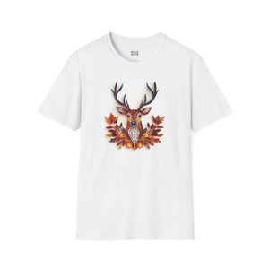 Deer with Fall Leaves, Paper Quilling Tee - Wild Pour