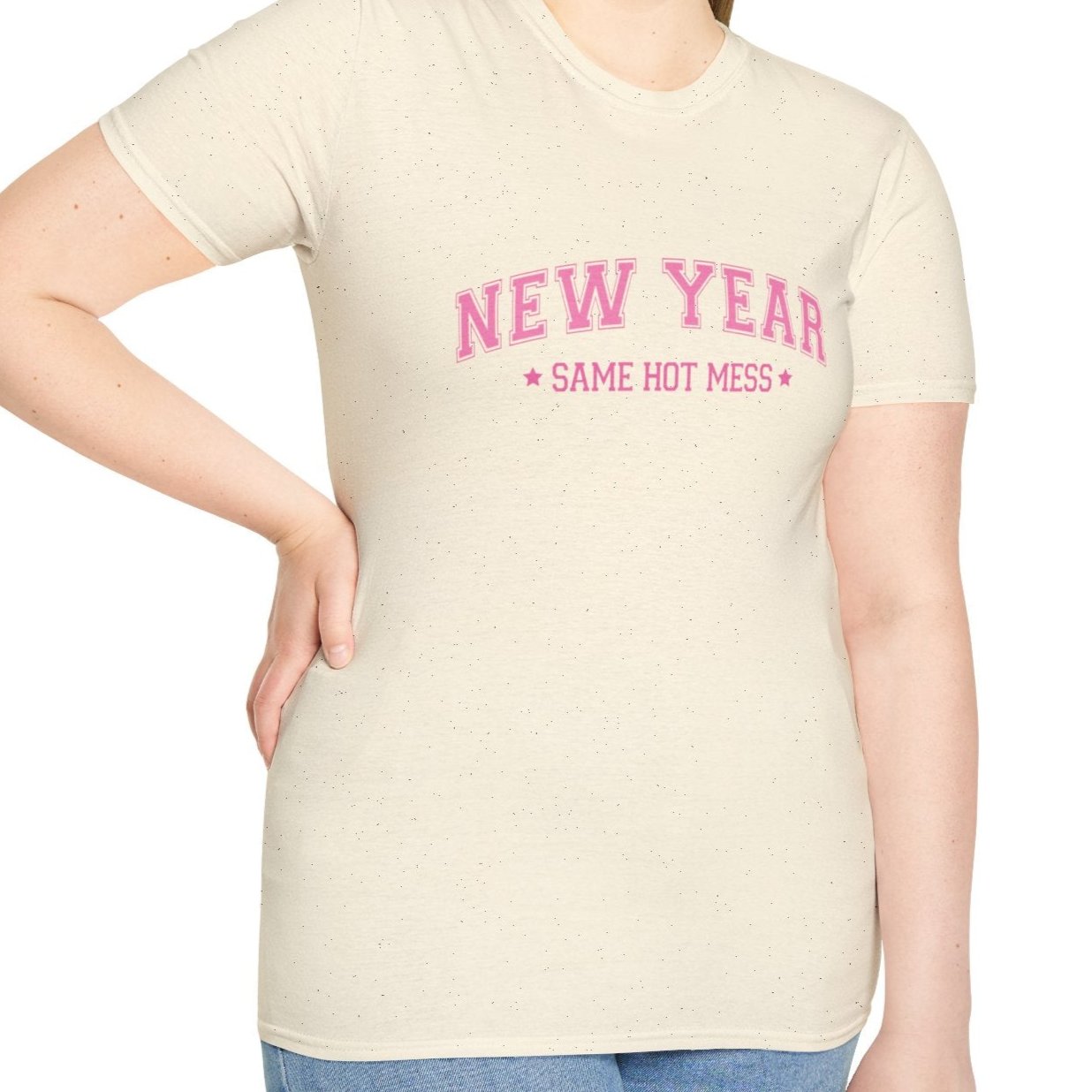 New Year, Same Hot Mess Tee - Wild Pour